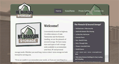 Desktop Screenshot of mountbransonstorage.com